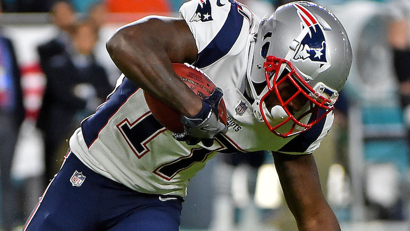 Patriots wide receiver Bernard Reedy