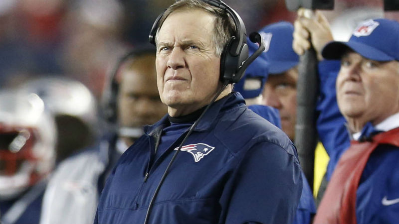 New England Patriots head coach Bill Belichick