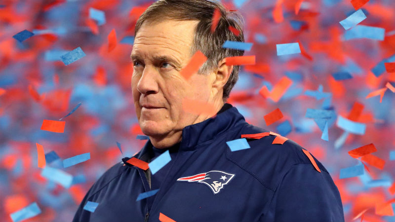 New England Patriots head coach Bill Belichick