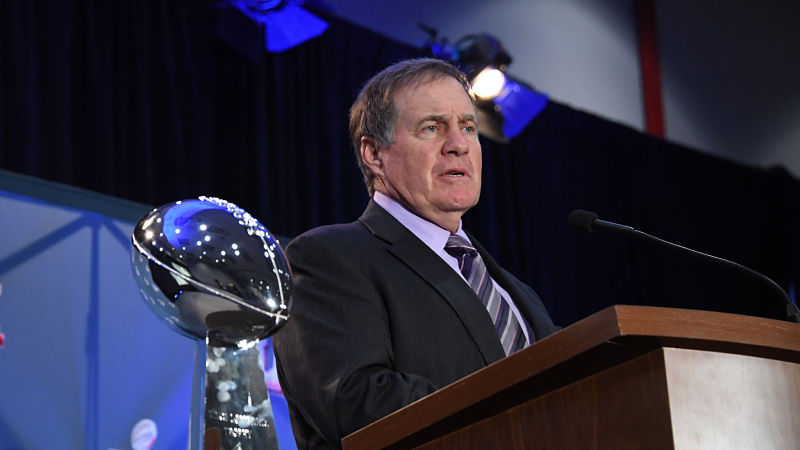New England Patriots head coach Bill Belichick