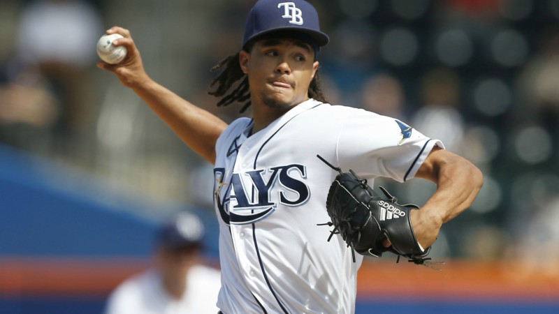 Tampa Bay Rays starting pitcher Chris Archer
