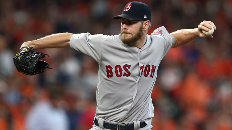 Boston Red Sox pitcher Chris Sale