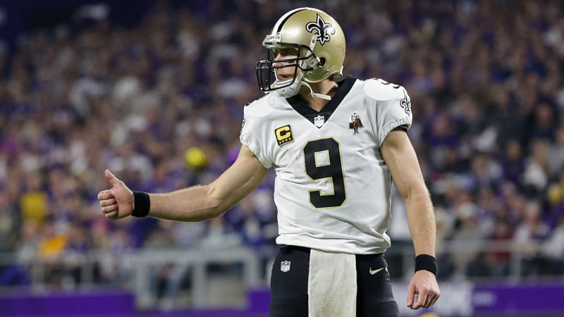 New Orleans Saints quarterback Drew Brees