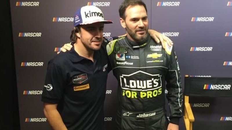 Fernando Alonso, Jimmie Johnson