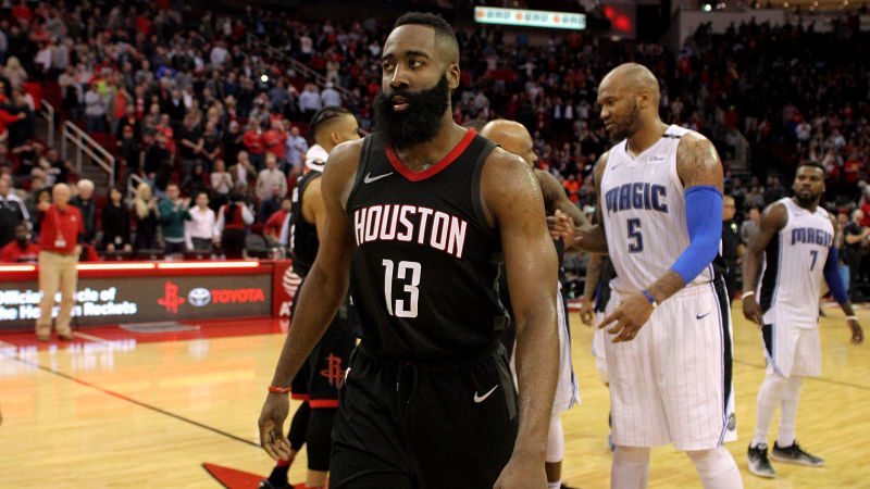 Houston Rockets guard James Harden