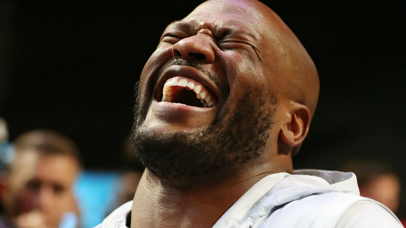 New England Patriots outside linebacker James Harrison