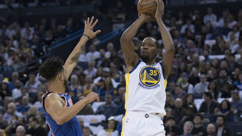 Golden State Warriors forward Kevin Durant