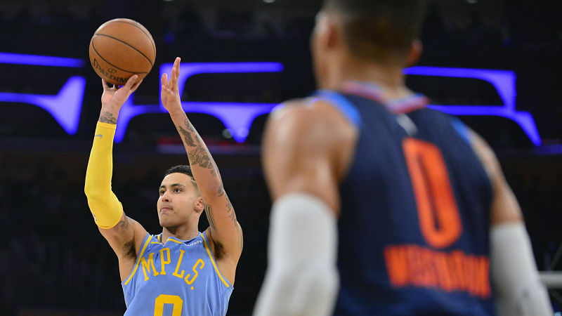 Los Angeles Lakers forward Kyle Kuzma