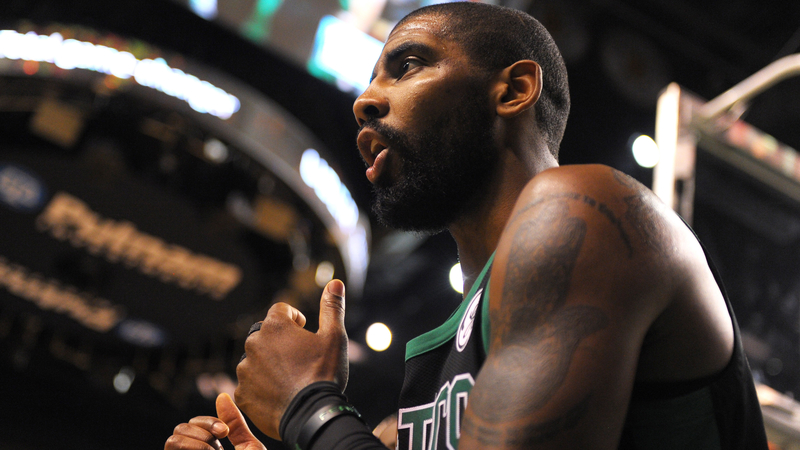 Celtics guard Kyrie Irving