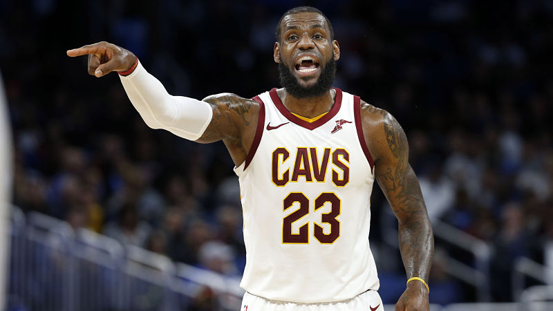 Cleveland Cavaliers forward LeBron James