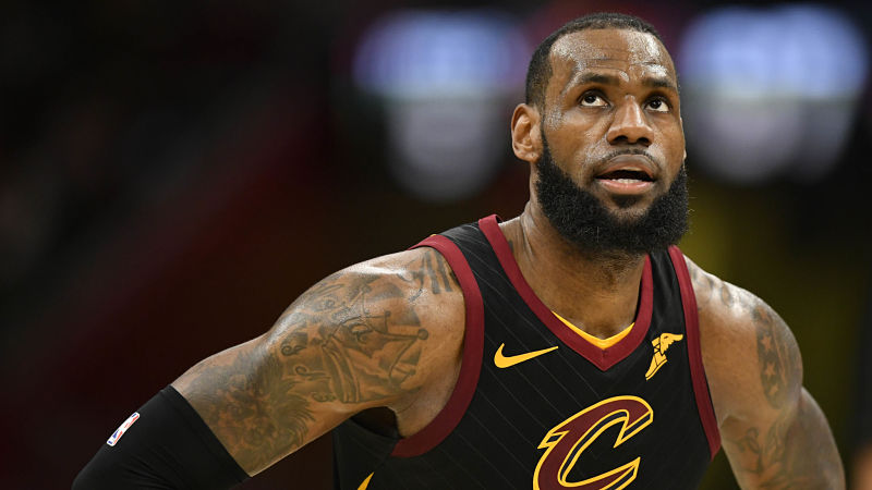 Cleveland Cavaliers forward LeBron James