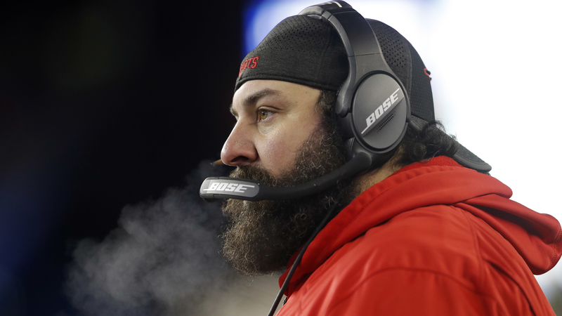 Patriots defensive coordinator Matt Patricia