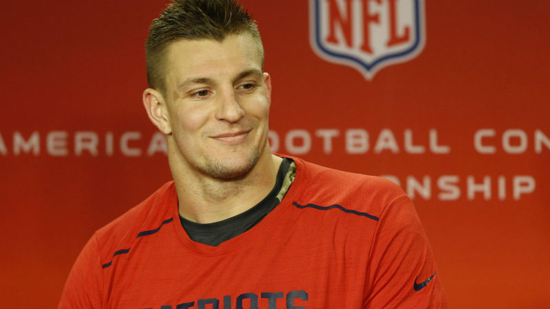 New England Patriots tight end Rob Gronkowski