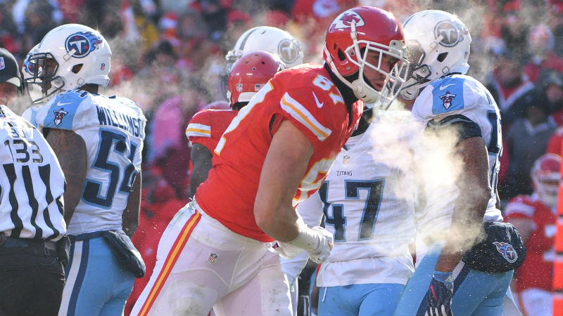 Kansas City Chiefs tight end Travis Kelce