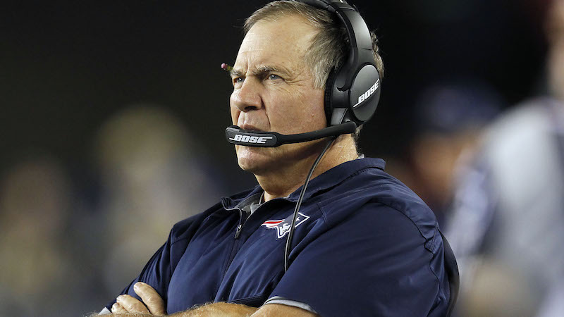 Patriots head coach Bill Belichick