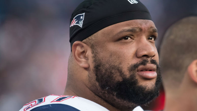 Patriots defensive tackle Alan Branch