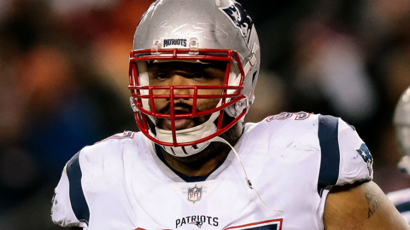 New England Patriots defensive end Alan Branch