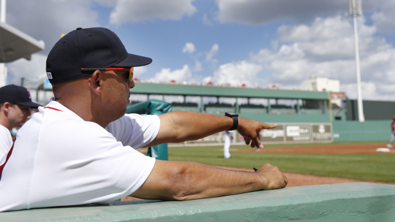 Boston Red Sox manager Alex Cora