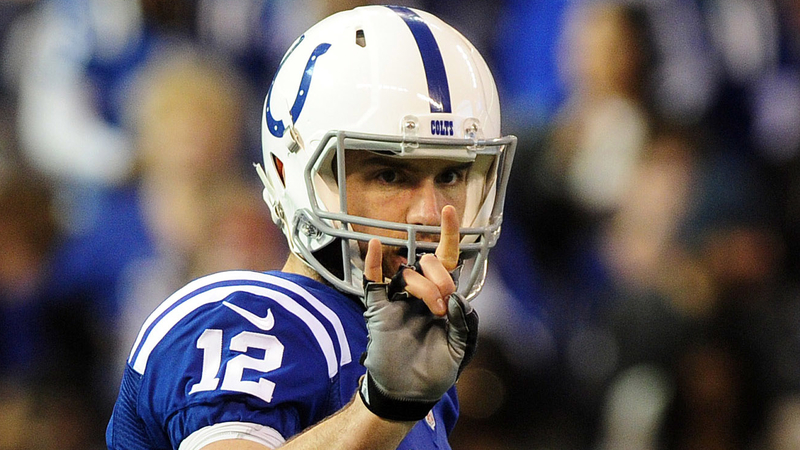 Colts quarterback Andrew Luck