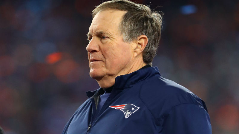 New England Patriots head coach Bill Belichick