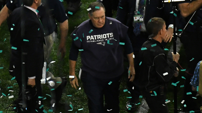 Patriots head coach Bill Belichick