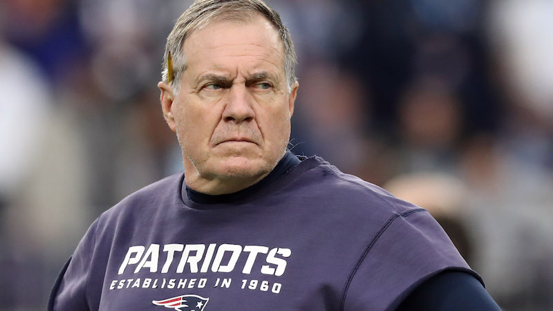 Patriots head coach Bill Belichick