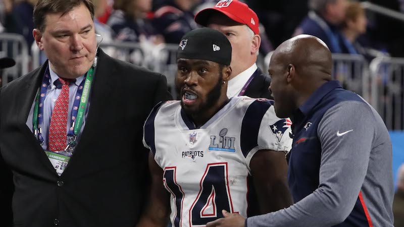 Patriots wide receiver Brandin Cooks