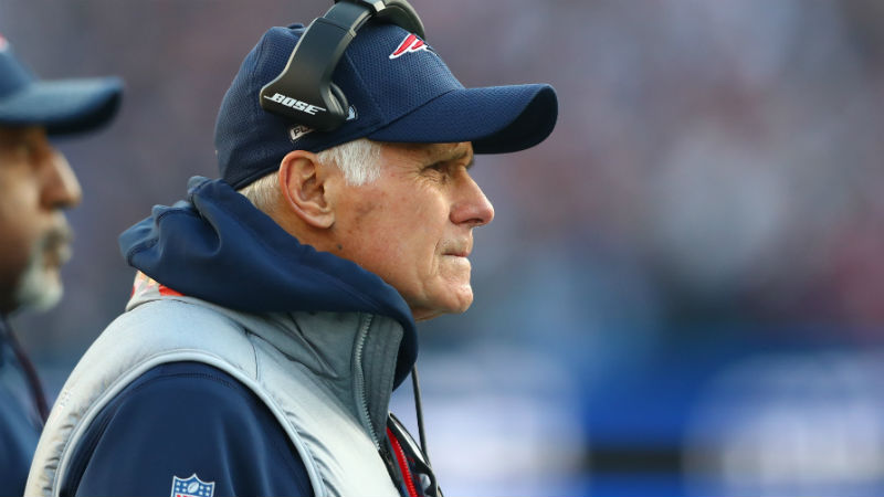 New England Patriots offensive line coach Dante Scarnecchia