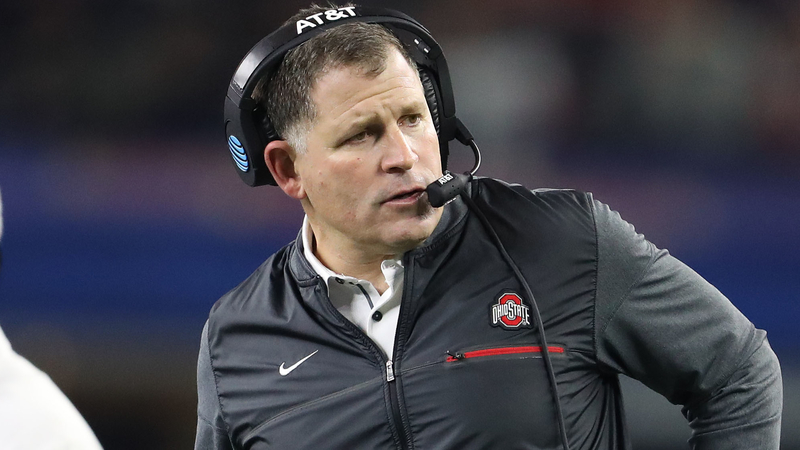 Ohio State defensive coordinator Greg Schiano