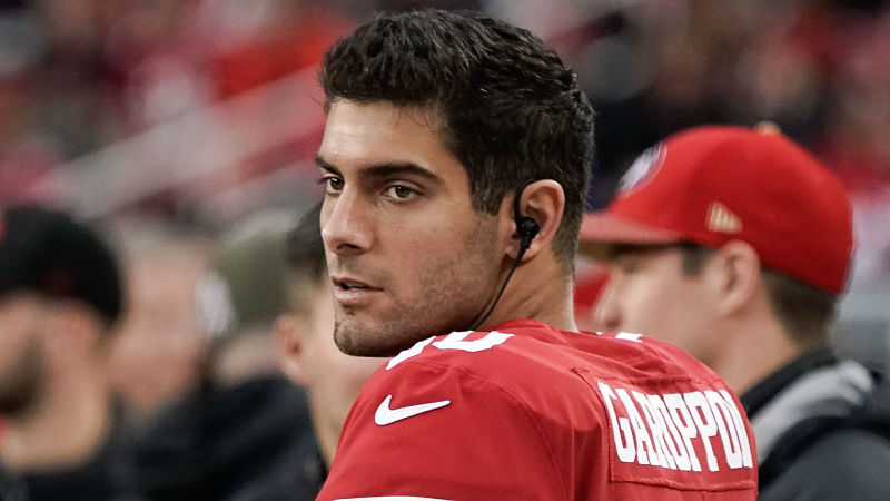 San Francisco 49ers quarterback Jimmy Garoppolo