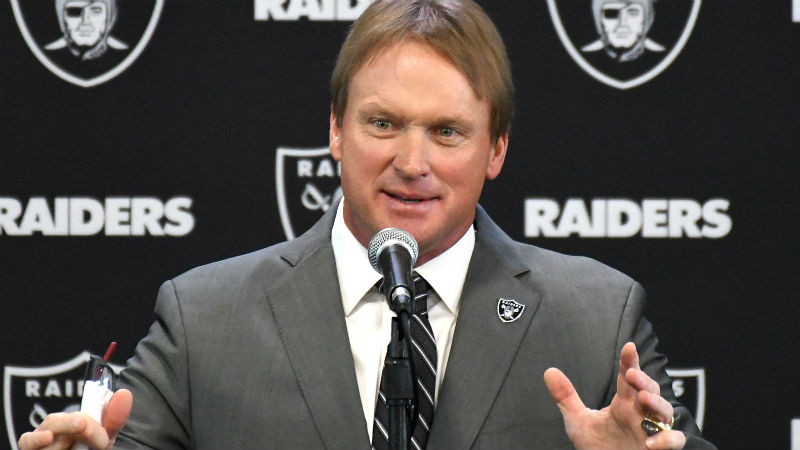 Oakland Raiders head coach Jon Gruden