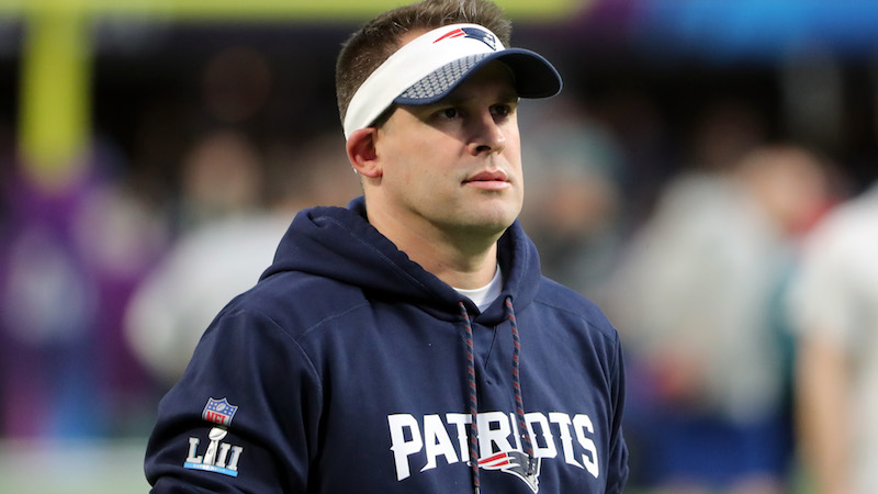 Patriots head coach Josh McDaniels