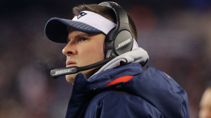 New England Patriots offensive coordinator Josh McDaniels