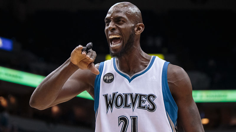 Former NBA forward Kevin Garnett