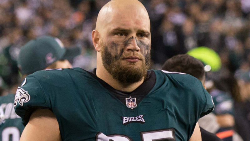 Philadelphia Eagles offensive tackle Lane Johnson