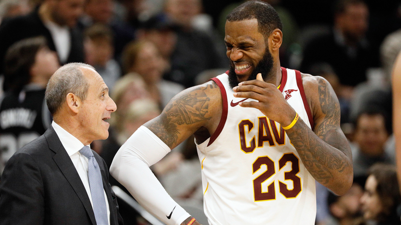 Cavs forward LeBron James