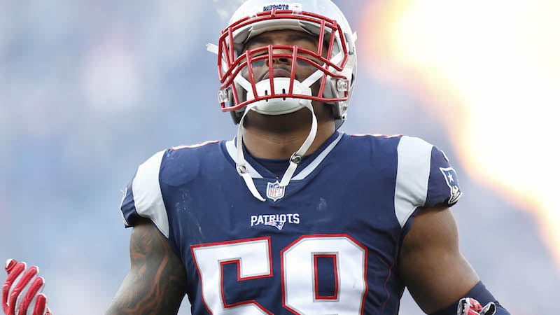 Patriots linebacker Marquis Flowers