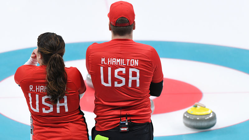 United States curler Matt Hamilton