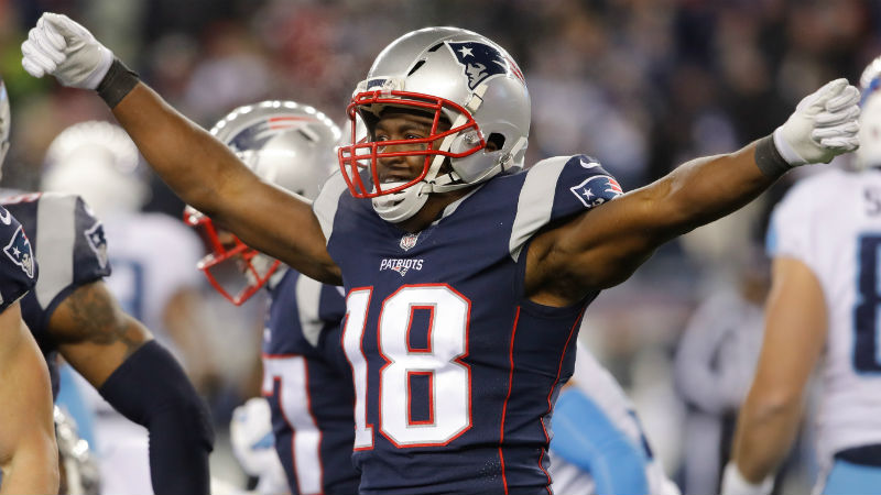 New England Patriots wide receiver Matthew Slater