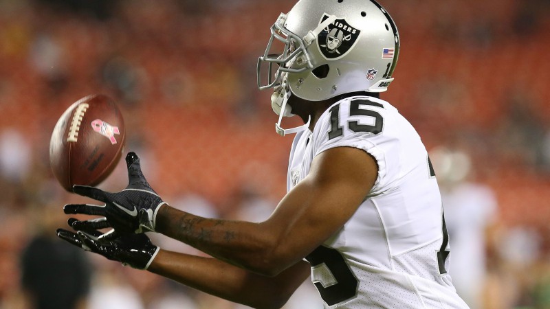 Raiders wide receiver Michael Crabtree