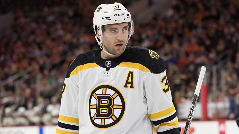 Boston Bruins center Patrice Bergeron