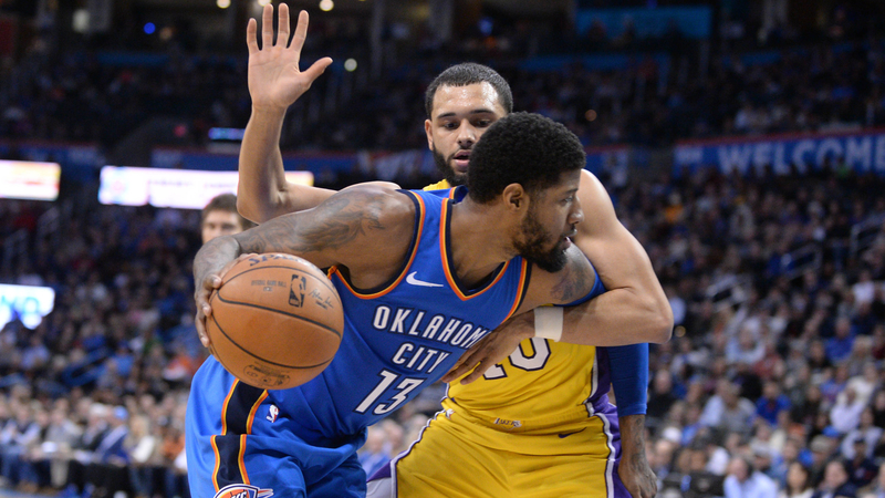 Thunder forward Paul George