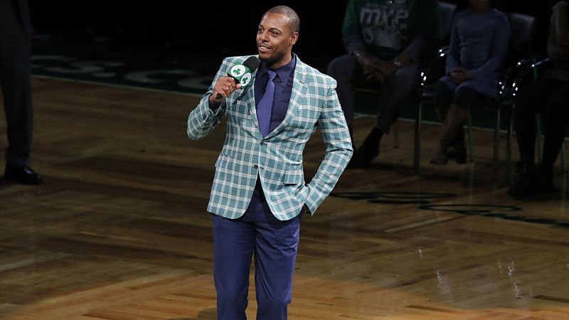 Former NBA player Paul Pierce