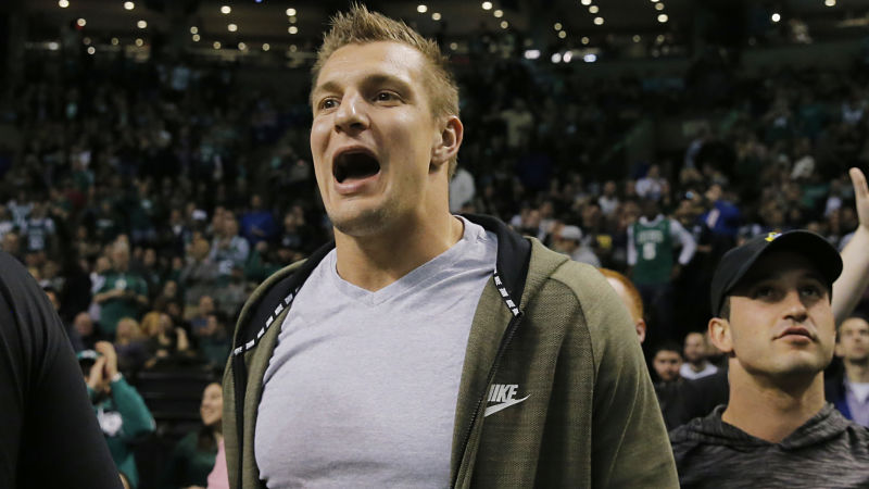 New England Patriots tight end Rob Gronkowski