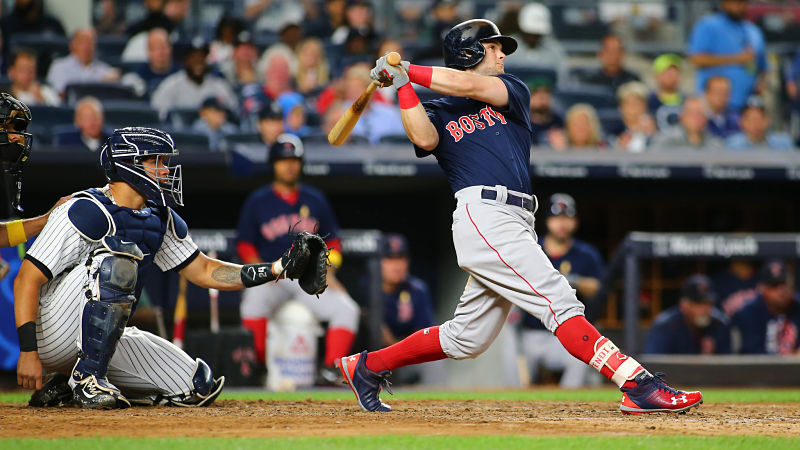 Boston Red Sox left fielder Andrew Benintendi