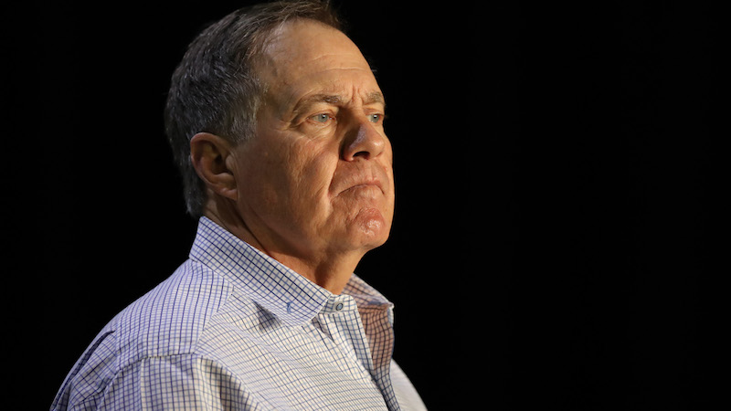 Patriots head coach Bill Belichick