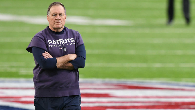 New England Patriots head coach Bill Belichick