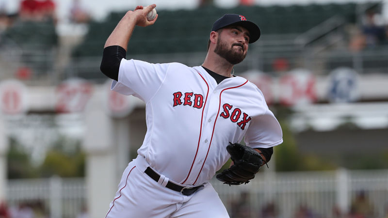Boston Red Sox pitcher Brandon Workman