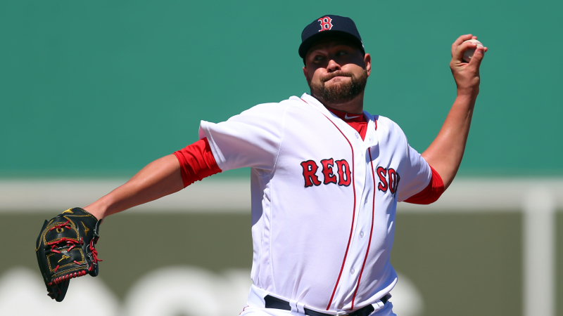Boston Red Sox pitcher Brian Johnson