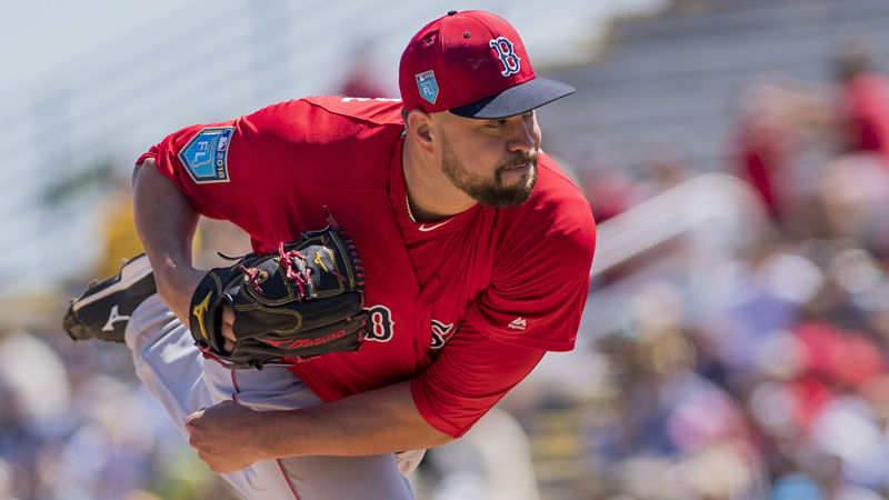 Boston Red Sox pitcher Brian Johnson